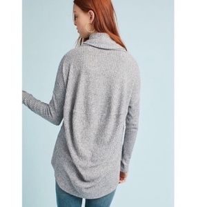 Anthropologie Sweaters - Anthro | gray rib knit cowl neck sweater M/L 524 Anthropologie Sweaters - Anthro | gray rib knit cowl neck sweater M/L 524